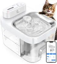 Separação de águas residuais Cat Water Fountain HAPAW 3L com controle de aplicativo