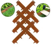 Separador Aço Flexível Para Exteriores 20Cm X 1Mt X 2Mm 6 Pç