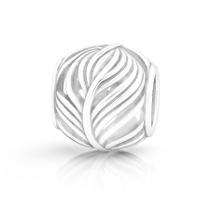 Separador Berloque Pulseira Prata Original Coração Redondo