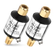 Separador de Água e Óleo NEIKO 30253A para Linha de Ar 1/4 NPT