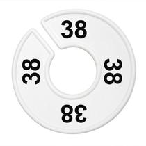 Separador de Cabide, Branco , Impressão Numérica Num.:38 Separador de Cabide, Branco , Impressão Numérica Num.:38