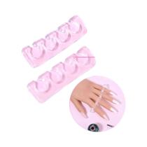 Separador De Dedos De Silicone Macio 2 Peças Para Manicure E Pedicure, Espaçador De Unhas,