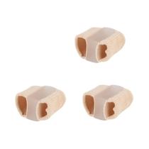 Separador De Dedos Ortopédico De Silicone 3/6 Peças Corretor De Joanete Com Faixas Elásticas Para