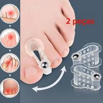 Separador De Dedos Para Joanete (2 Peças) - Corretor De Hálux Valgo E Alinhador De Dedos -