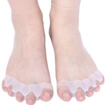 Separador De Dedos Silicone Corretor Protetor Joanete 1 Par