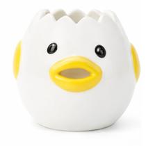 Separador de Gema de Ovo em Porcelana Pintinho Divertido Clara e Gema Cozinha Prático