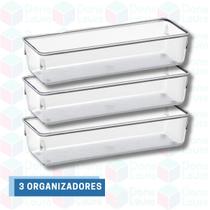 Separador Organizador Talheres Gavetas Multifuncional 3 Uni