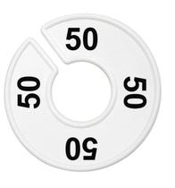 Separador Para Cabide, Transparente Impressão Num.:50 Separador Para Cabide, Transparente Impressão Num.:50