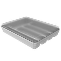 Separador Porta Talheres com Tampa Organizador de Gaveta Multiuso Logic