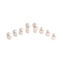 Separadores De Dedos De Silicone Em Forma De Pérola 8pcs Ferramentas De Cuidado De Unhas Para