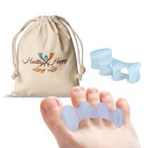 Separadores de Dedos de Silicone HEALTHY HAPPY LONG LIFE para Joanetes Separadores de Dedos de Silicone HEALTHY HAPPY LONG LIFE para Joanetes