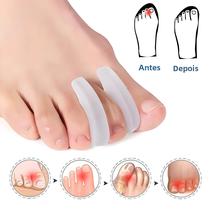 Separadores De Dedos Em Gel Pexmen 2 Peças Alívio Da Dor Em Joanete Espaçador De Dedos Alisadores Separadores De Dedos Em Gel Pexmen 2 Peças Alívio Da Dor Em Joanete Espaçador De Dedos Alisadores