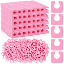 Separadores de dedos para pedicure Mumufy Soft Foam 1000 unidades rosa