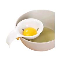 Separadores De Gema De Ovo De Plástico Branco 1-Pack Fáceis De Usar E Limpar Para Cozinhar E Assar