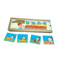Sequencia Lógica Atividades Brinquedo Educativo Mdf