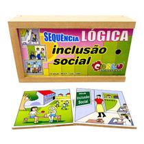 Sequencia Lógica Inclusão Social Brinquedo Pedagógico Brinquedos Educativos Infantil Cognitivo Madeira Carlu Criança 5 anos Sequencia Lógica Inclusão Social Brinquedo Pedagógico Brinquedos Educativos Infantil Cognitivo Madeira Carlu Criança 5 anos
