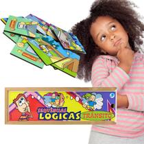 Sequências Logicas Trânsito Brinquedo Educativo