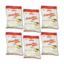 Sequilho mesclado (chocolate e baunilha) zero pacote 120g hué - kit 6 unidades