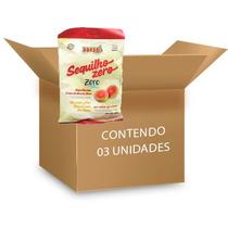 Sequilho Zero Açúcar, Zero Glúten, Zero Lactose Goiaba Hué contendo 3 pacotes de 120g cada