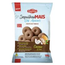 Sequilhos Mais Zero Açúcar Cacau e Coco Nazinha 120g