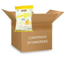 Sequilhos zero açúcar, zero glúten,zero lactose hué laranja 3 pcts de 120g cada