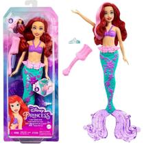 Sereia Ariel Color Splash Toque Cor Disney - Mattel HLW00