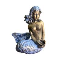 Sereia - O Elemental das Águas - Estátua Decorativa de Resina