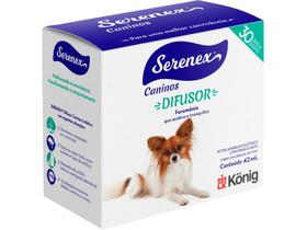 Serenex Caninos Difusor Elétrico + Refil 42ml Bivolt - Konig