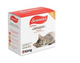 Serenex Gatos Difusor Refil 42ml Acalma Tranquiliza até 70m - konig