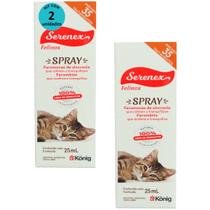 Serenex Spray 25ml Para Gatos Kit Com 2 unidades Serenex Spray 25ml Para Gatos Kit Com 2 unidades