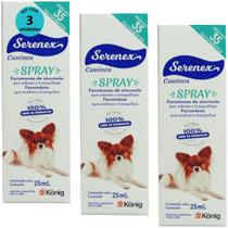 Serenex Spray 25ml ParaCães Kit Com 3 unidades
