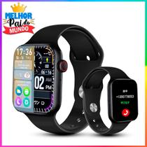 Serie 9 Preto Smart Watch Presente para Paizão Com Bluetooth Para Chamadas Envio Já Serie 9 Preto Smart Watch Presente para Paizão Com Bluetooth Para Chamadas Envio Já