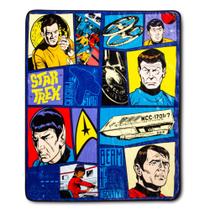 Série animada Throw Blanket Silver Buffalo Star Trek