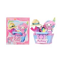 Série De Festas De Verão Kawaii Keeppley Blocos De Montar DIY Hello Kitty Cinnamoroll Kuromi Melody