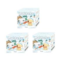 Série Maltese Cuddy Moments Caixa Surpresa Boneco Fofo Modelo De Mesa Brinquedo Ornamentação
