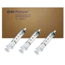 Seringa 05ml s/ ag. bico slip caixa com 100 unidades bd Seringa 05ml s/ ag. bico slip caixa com 100 unidades bd