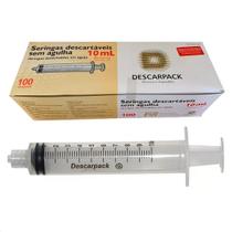 Seringa 10ml 100un. Luer Lock - Sem Agulha Descarpack - Full Seringa 10ml 100un. Luer Lock - Sem Agulha Descarpack - Full