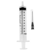 Seringa 10ml slip com agul. 25x0,7 slip kit 400un descarpack