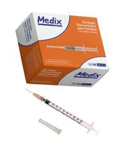 Seringa 1ML Insulina com Agulha 13 x 0,45 MM CX/100 UN - Medix