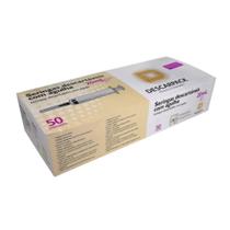 Seringa 20ml Com Agulha 25 x 0,7mm Bico Luer Slip Caixa C/ 50 unidades Descarpack