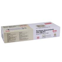 Seringa 20ml sem agulha lock descarpack cx com 50 unidades