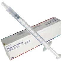 Seringa 3p luer central 1ml cx 100/un