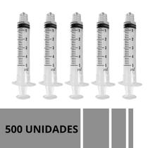 Seringa 5 ml S/AG Lock SR 500 unidades