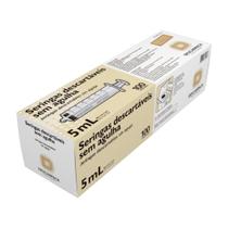 Seringa 5ml Descartável Slip Sem Agulha Descarpack C/ 100 Un Seringa 5ml Descartável Slip Sem Agulha Descarpack C/ 100 Un