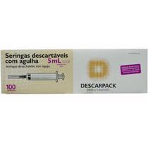 Seringa 5ML Luer SLIP + Agulha 25 X0,70MM Caixa C/ 100 Unidades Seringa 5ML Luer SLIP + Agulha 25 X0,70MM Caixa C/ 100 Unidades
