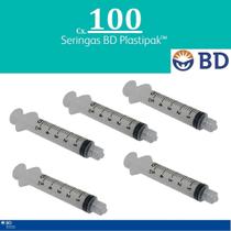 Seringa 5ml Sem Agulha LUER LOCK BD 100 unidades