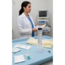 Seringa 60ml Luer Lock Sem Agulha - Pack 25 Unid