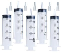 Seringa A AKRAF 200 mL (5 unidades) com tampa, plástico selado estéril Seringa A AKRAF 200 mL (5 unidades) com tampa, plástico selado estéril
