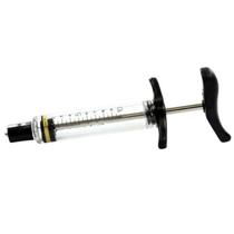 Seringa Acrílica Com Graduação - Sem Regulagem - 10ml - Preto