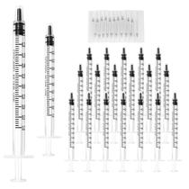 Seringa ANCKNE 1 ml de plástico, pacote com 20 unidades, não estéril Seringa ANCKNE 1 ml de plástico, pacote com 20 unidades, não estéril